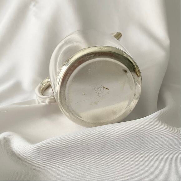 Vintage Silver-Plated Creamer Pitcher - Classic Tableware Accent - Picture 5 of 10